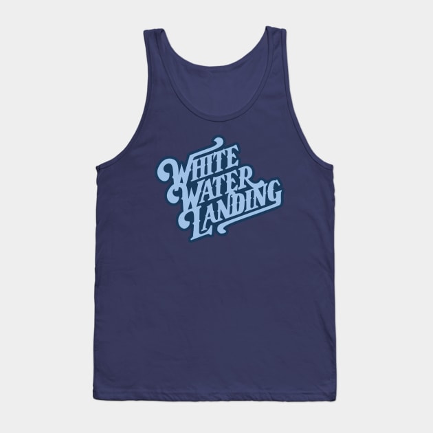 White Water Landing Log Flume Coaster Tank Top by carcinojen